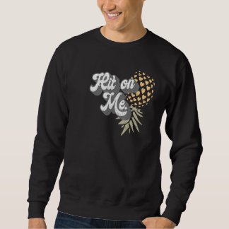 Sweatshirt Femmes Hommes à l'envers de l'ananas subtil Swinge