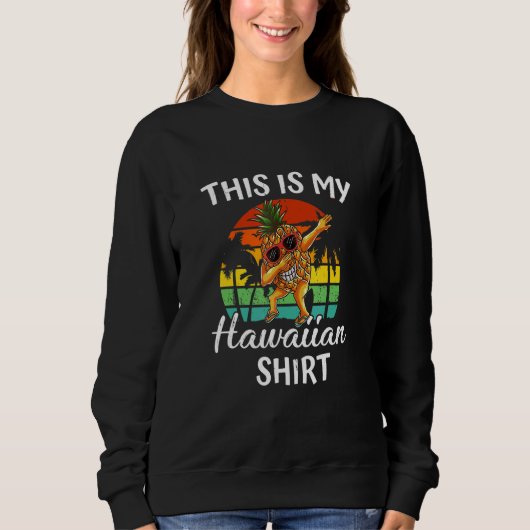Sweatshirt Femmes Hommes Garçons Filles Dabbing Ananas C'est (Devant)