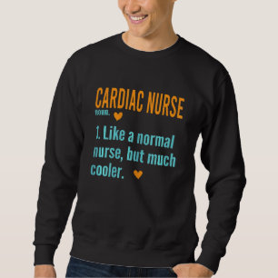 Sweatshirt Femmes Infirmière Cardiovasculaire Définition Mama