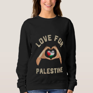 Sweatshirt Femmes Libérez la Palestine Gaza Drapeau arabe Lib