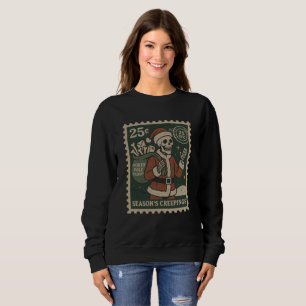 Sweatshirt Femmes Livraison de squelette des rampements de sa