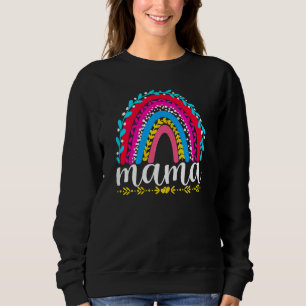 Sweatshirt FEMMES Mama Boho Rainbow Cute New Mom Mothers Day