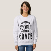 Sweatshirt FEMMES Mes Gens Favoris M'Appelent Grams Cadeau (Devant entier)