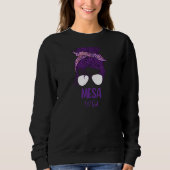 Sweatshirt Femmes Mesa Fille Née À Mesa (Devant)