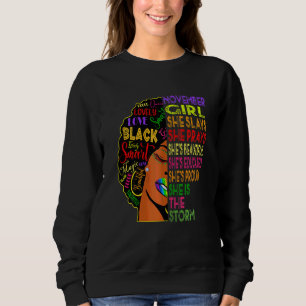 Sweatshirt Femmes Novembre Anniversaire Filles Novembre Fille