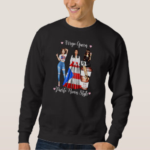 Sweatshirt Femmes Porto-Rico Style Virgo Queen Zodiac Femmes