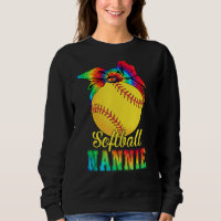 Femmes Softball Nannie Tie Dye Softball Mère