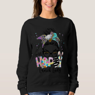 Sweatshirt Femmes Un Déjeuner Hoppy Lady Cafétéria Personnel