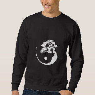 Sweatshirt Femmes Yin Yang Bonsai Tree Japonais Bouddhiste Ze