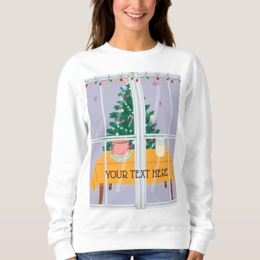 SWEATSHIRT FENÊTRE NOËL (Devant)