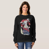 Sweatshirt Fennec Fox Art japonais Harajuku Retro esthétique  (Devant entier)