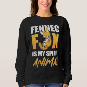 Sweatshirt Fennec Fox est mon esprit animal désert Fox Vulpas