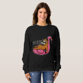 Sweatshirt Fente De Refroidissement Conserver Le Calme Et Rel (Devant entier)