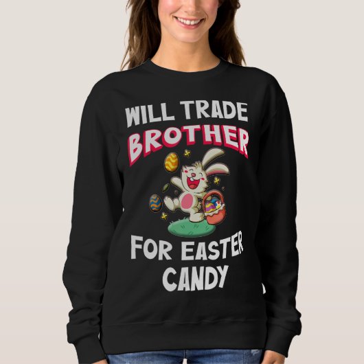 Sweatshirt Fera Le Fraternité Pour Les Bonbons De Pâques Lapi (Devant)