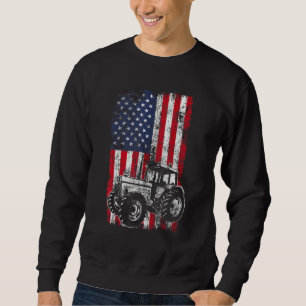 Sweatshirt Ferme Agriculture Patriote Agriculteur États-Unis