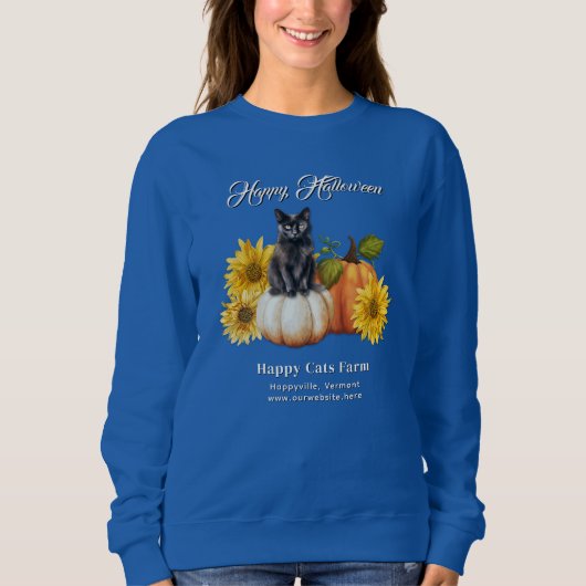 Sweatshirt Ferme de citrouilles Nom Saison d'automne (Devant)