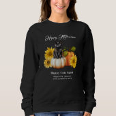Sweatshirt Ferme de citrouilles Nom Saison d'automne (Devant)