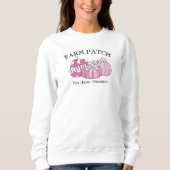 Sweatshirt Ferme de demoiselle d'honneur Patch automnal Migno (Devant)
