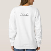 Sweatshirt Ferme de demoiselle d'honneur Patch automnal Migno (Dos)