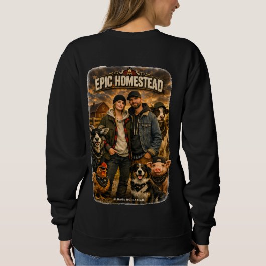 Sweatshirt Ferme épique - (Dos)