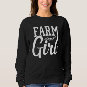Sweatshirt Ferme Vie Fille Poulet Pays Agricole Volaille Ferm