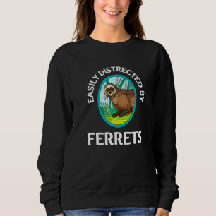 Sweatshirt Ferret Weasel Animal Rodent Animal Vateranian 2