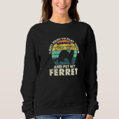 Sweatshirt Ferrets Jeux Vidéo Retro Gamepad Console Jeu (Devant)