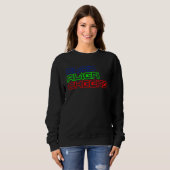 Sweatshirt Fesser les joues Alien UFO tempêter la zone 51 (Devant entier)