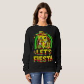 Sweatshirt Festa Dabbing Taco Rainbow Cinco De Mayo Par (Devant entier)