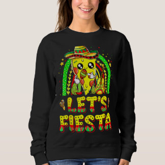 Sweatshirt Festa Dabbing Taco Rainbow Cinco De Mayo Par