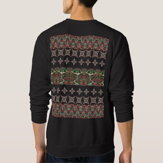 Sweatshirt Festif Moyen-Orient exacte Noël laid (Dos)