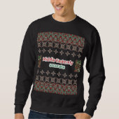 Sweatshirt Festif Moyen-Orient exacte Noël laid (Devant)