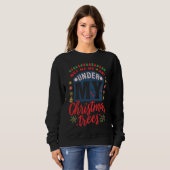 Sweatshirt Festive “Under My Christmas Trees” Holiday Sweatsh (Devant entier)