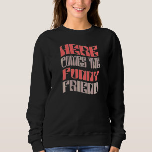 Sweatshirt Fête de Bachelorette Rétro Correspondante pour Ami