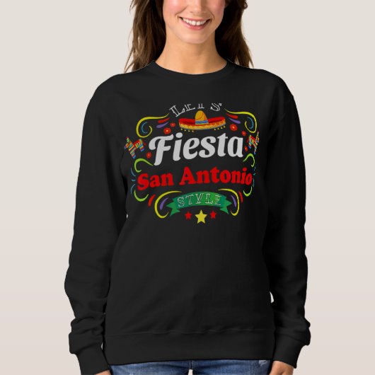 Sweatshirt Fête de la boisson San Antonio Cinco De (Devant)