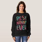 Sweatshirt Fête de la meilleure mère (Devant entier)