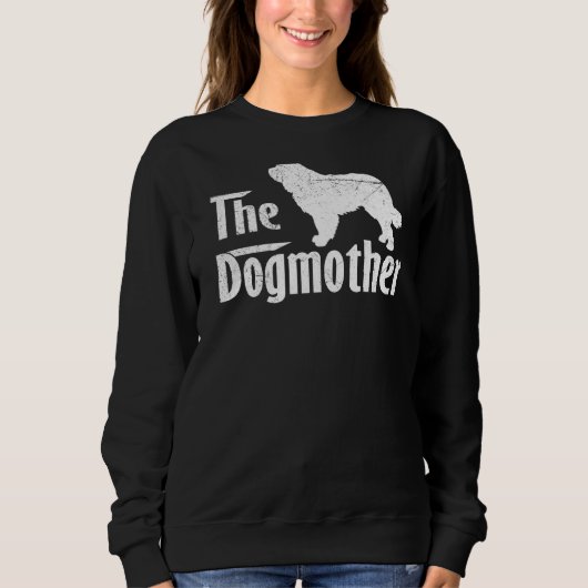 Sweatshirt Fête de la mère du chien de Terre-Neuve (Devant)