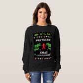 Sweatshirt Fête de la paye de Noël (Devant entier)