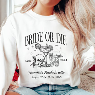 Sweatshirt Fête De Mariée Ou De Bachelorette Personnalisée