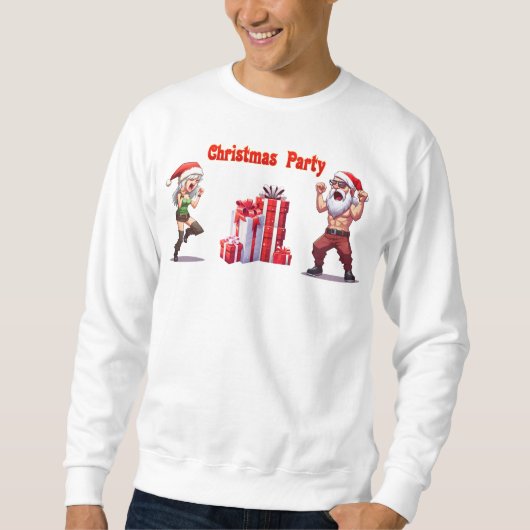 Sweatshirt Fête de Noël (Devant)