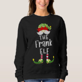 Sweatshirt Fête de pyjama de Noël du groupe Frank Elf (Devant)