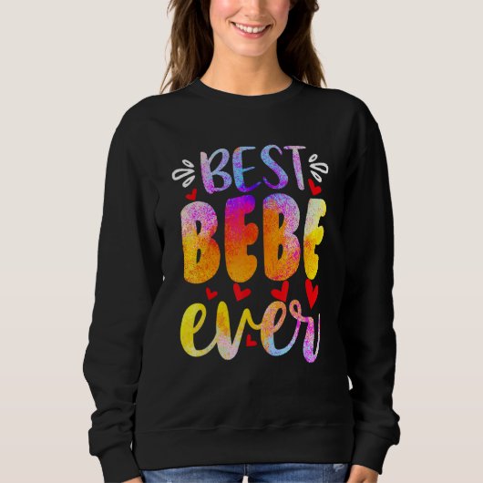 Sweatshirt Fête des mères de la meilleure Bebe (Devant)