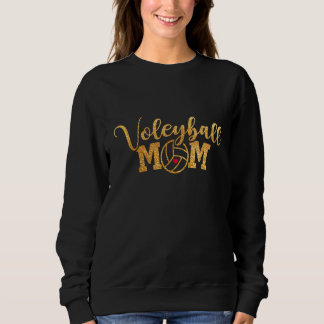 Sweatshirt Fête des mères de maman du volley-ball