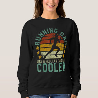 Sweatshirt Fête des pères de coureur de marathon papa