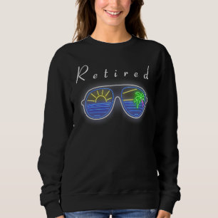 Sweatshirt Fête des pères de retraite Lunettes de soleil Sun