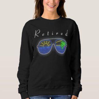 Sweatshirt Fête des pères de retraite Lunettes de soleil Sun