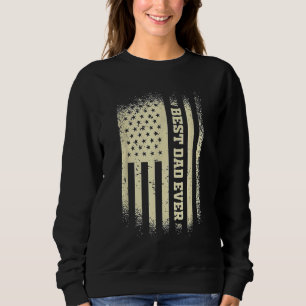 Sweatshirt Fête des pères Meilleur Papa Jamais Avec Nous Drap