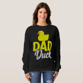 Sweatshirt Fête des pères papa Duck (Devant entier)