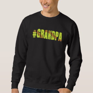 Sweatshirt Fête des pères Rétro Hommes Softball Grandpa Softb