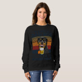 Sweatshirt Fête des pères Rottweiler Ce n’est pas un papa Bod (Devant entier)